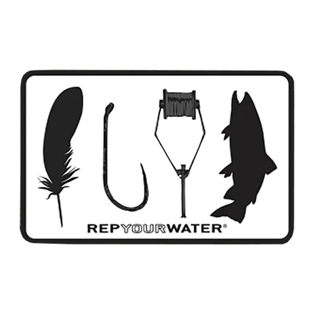 Rep Your Water Fly Tyer Sticker
