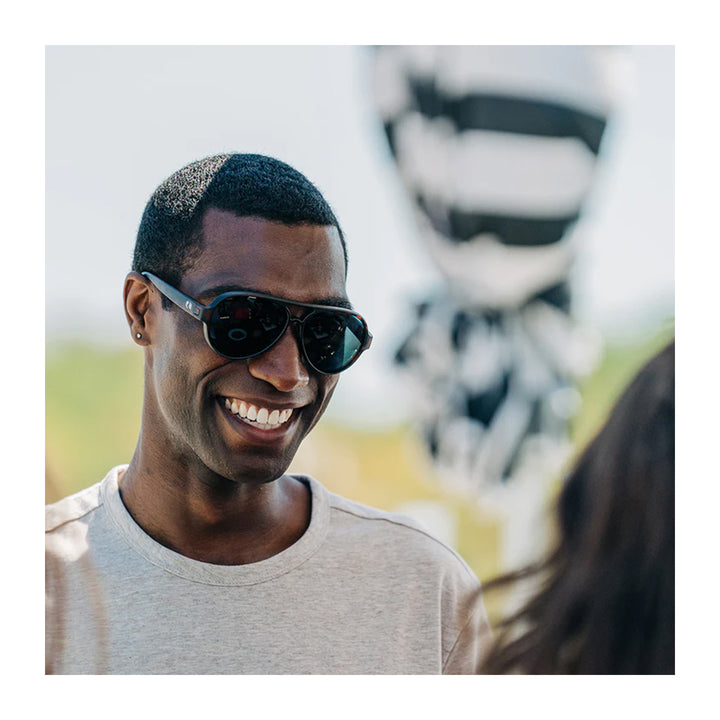 Rheos Sunglasses Palmettos Gunmetal Frame Gunmetal Lenses - Madison River Fishing Company