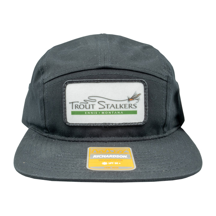 MTS Logo 217 Macleay 5-Panel Hat Black - Madison River Fishing Company