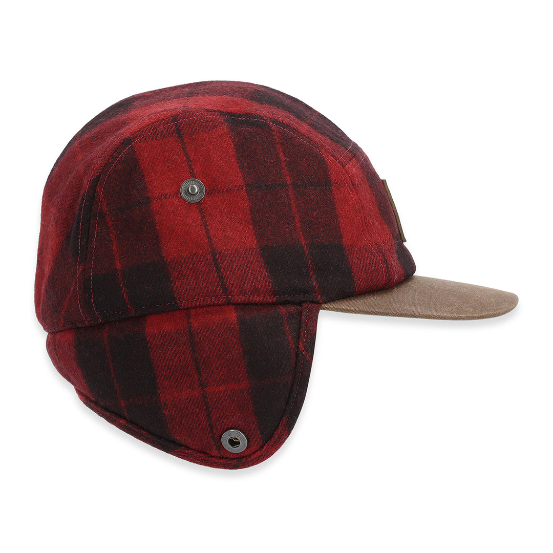 Simms Coldweather Cap Red Buffalo Plaid