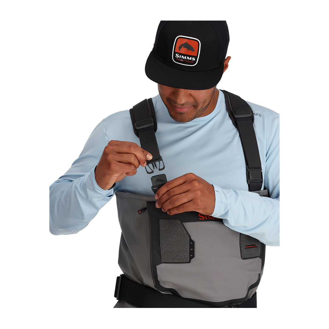 Simms Confluence Stockingfoot Wader Graphite - Madison River Fishing Company