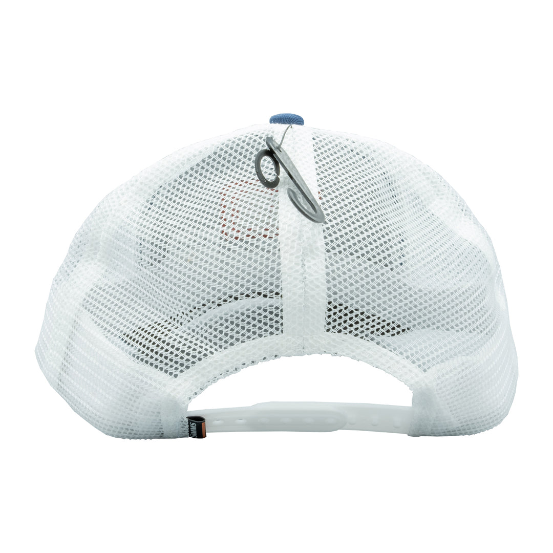 Simms MTS Logo Trout Icon Trucker Americana