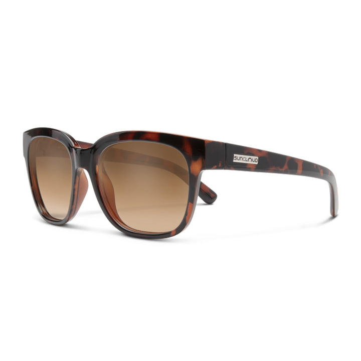 Suncloud Affect Sunglasses Tortoise Polarized Brown - Madison River Fishing Company