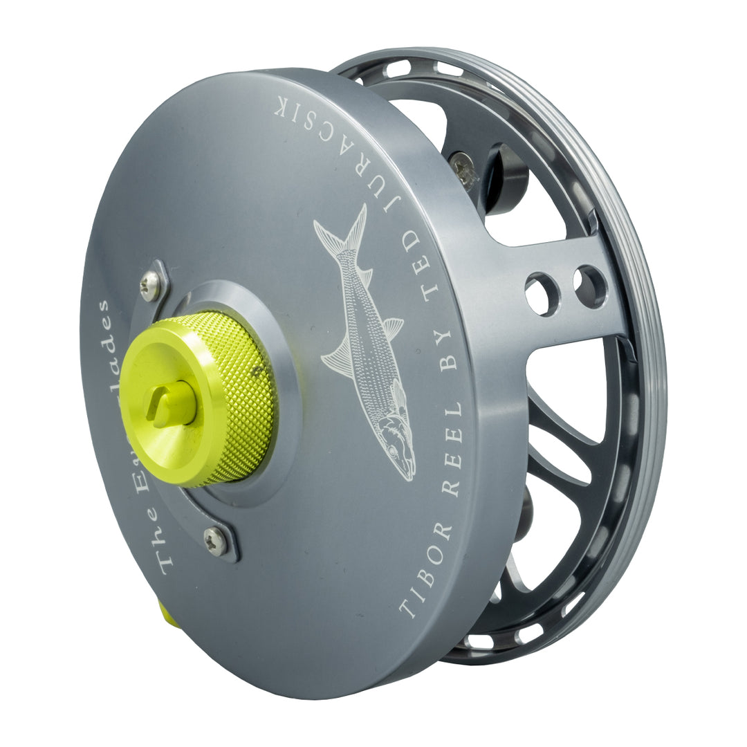 everglades fly fishing reel Tibor Everglades Reel Custom Graphite Grey Frame and Spool, Lemon Lime – Madison River Fishing Company