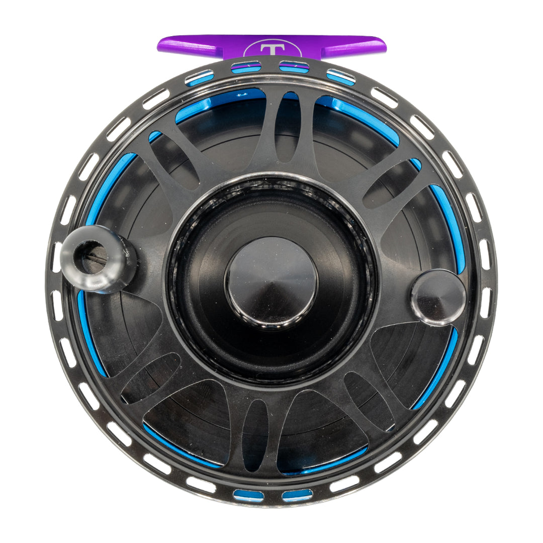 aqua fishing reels Tibor Gulfstream Reel Custom Aqua Frame, Jet Black Spool and Drag Knob – Madison River Fishing Company