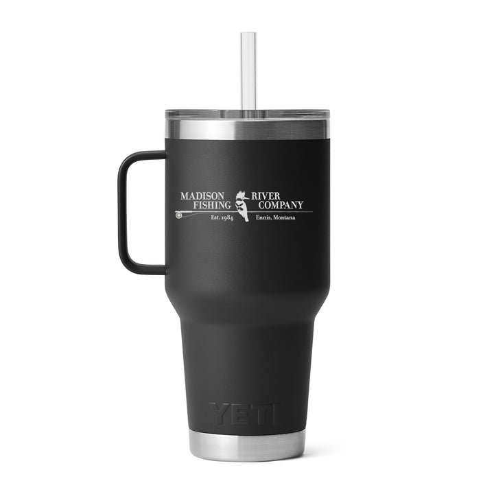 YETI MRFC Logo Rambler 35 oz Straw Mug Black
