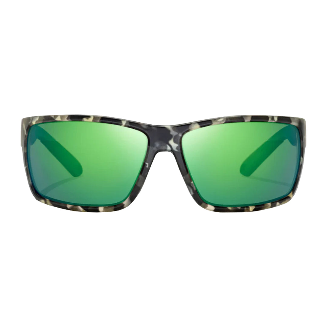 Bajio Sunglasses Bales Beach Gray Camo Matte Green Mirror Glass - Madison River Fishing Company