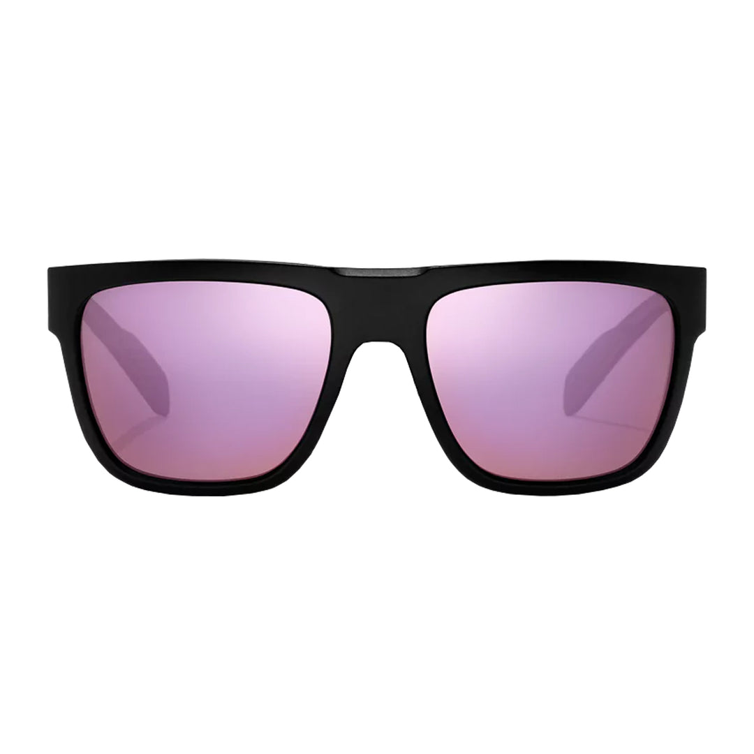 Bajio Sunglasses Caballo Black Matte Rose Mirror Glass