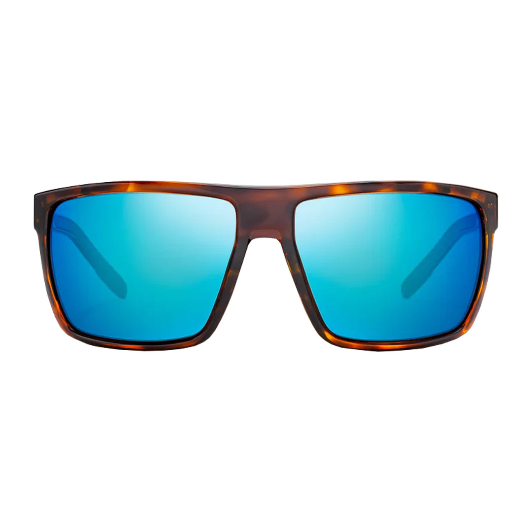 Bajio Sunglasses Toads Brown Tortoise Gloss Blue Mirror Glass