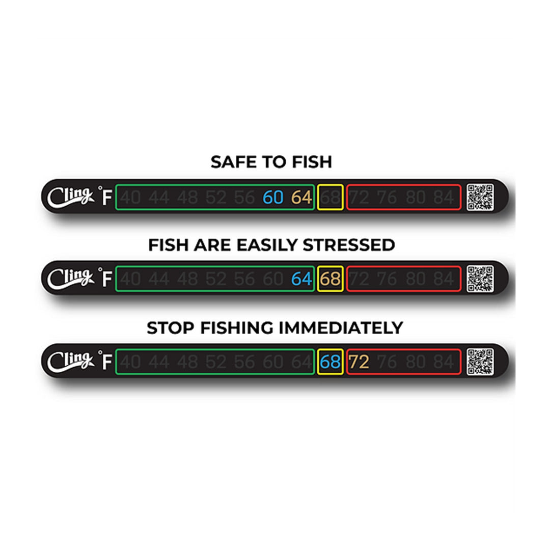 Cling Thermometer Temperature (F) Tape - Madison River Fishing Company