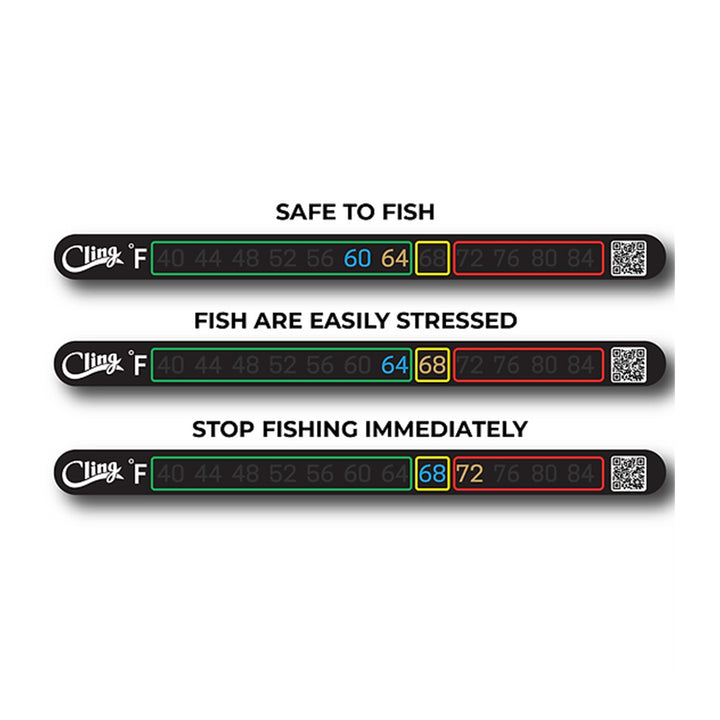 Cling Thermometer Temperature (F) Tape - Madison River Fishing Company