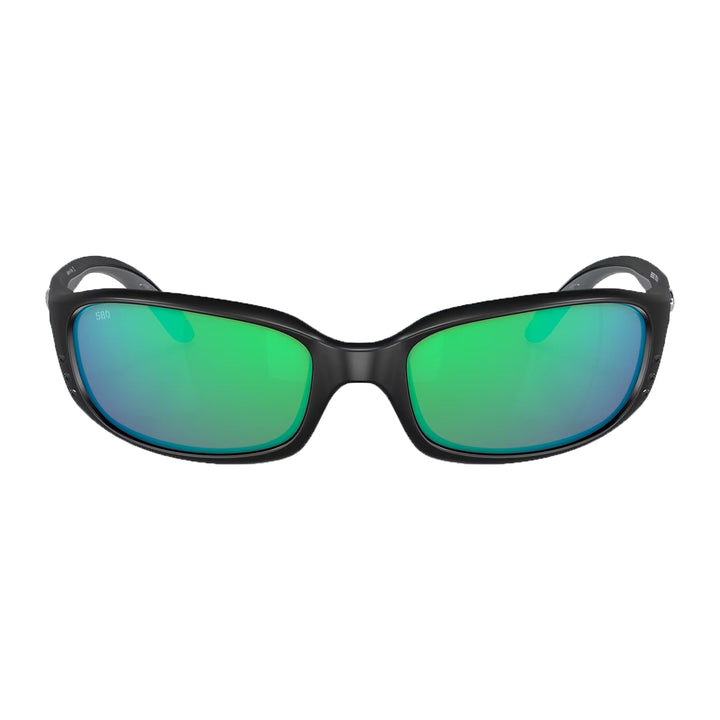 Costa Brine Sunglasses Matte Black Green Mirror 580G - Madison River Fishing Company