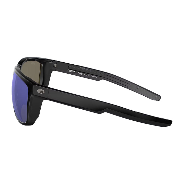 Costa Ferg Sunglasses Matte Black Blue Mirror 580G