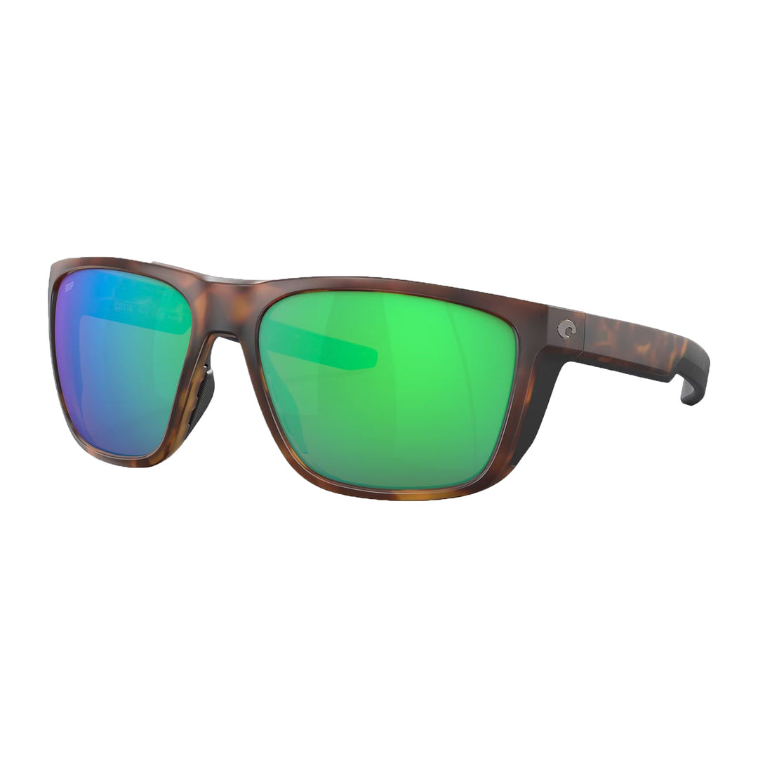 Costa Ferg Sunglasses Matte Tortoise Green Mirror 580P