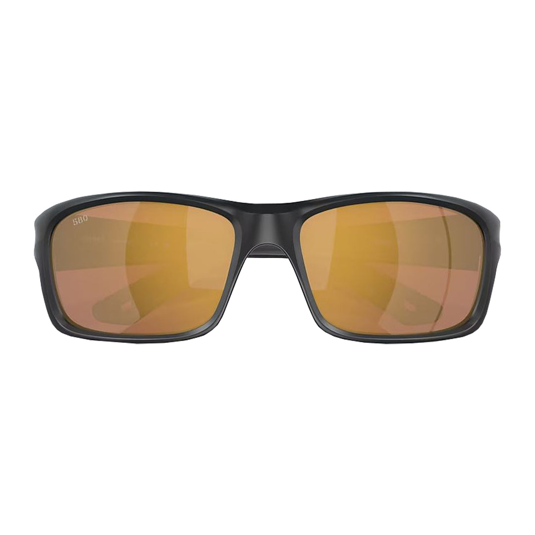Costa Jose Pro Sunglasses Matte Black Gold Mirror 580G - Madison River Fishing Company