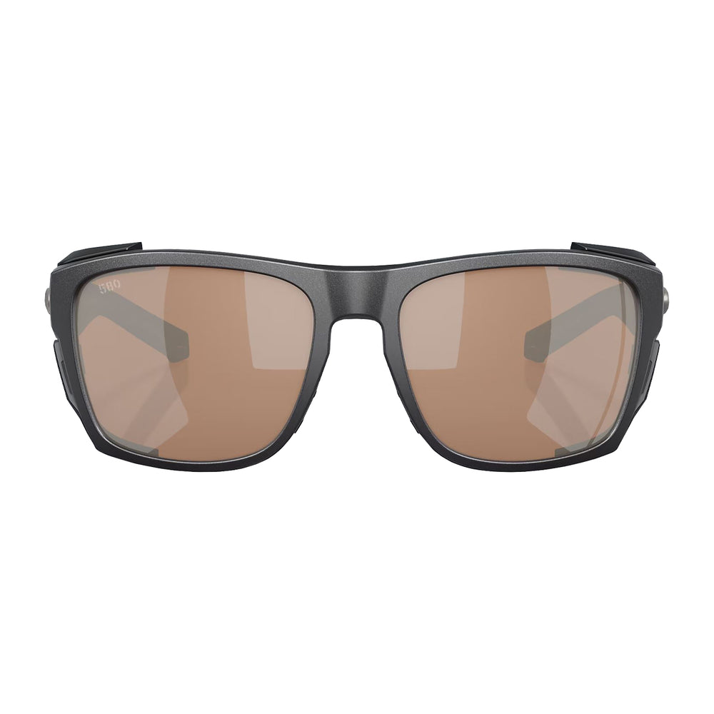 Costa King Tide 6 Sunglasses Black Pearl Copper Silver Mirror 580G