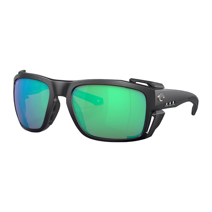 Costa King Tide 8 Sunglasses Black Pearl Green Mirror 580G
