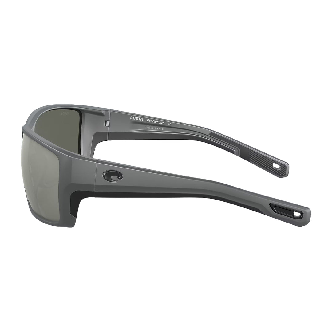 Costa Reefton Pro Sunglasses Gray Gray Silver Mirror 580G - Madison River Fishing Company