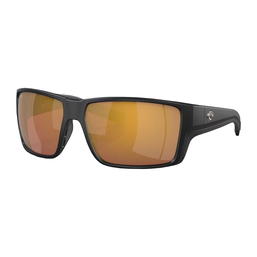 Costa Reefton Pro Sunglasses Matte Black Gold Mirror 580G