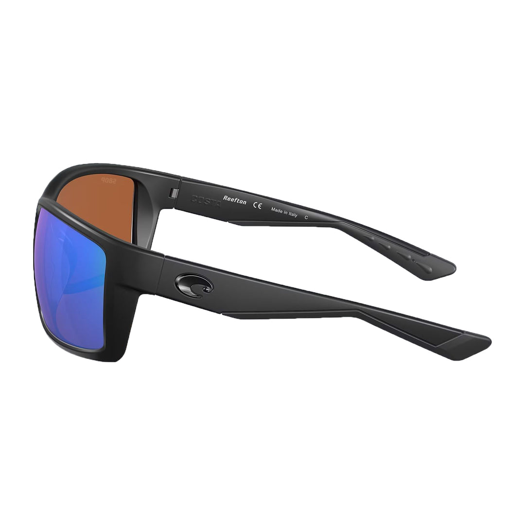 Costa Reefton Sunglasses Blackout Green Mirror 580P