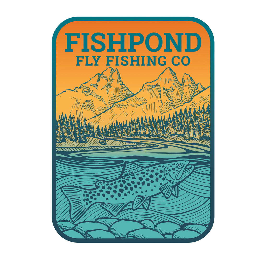 Fishpond Solitude Sticker 5"