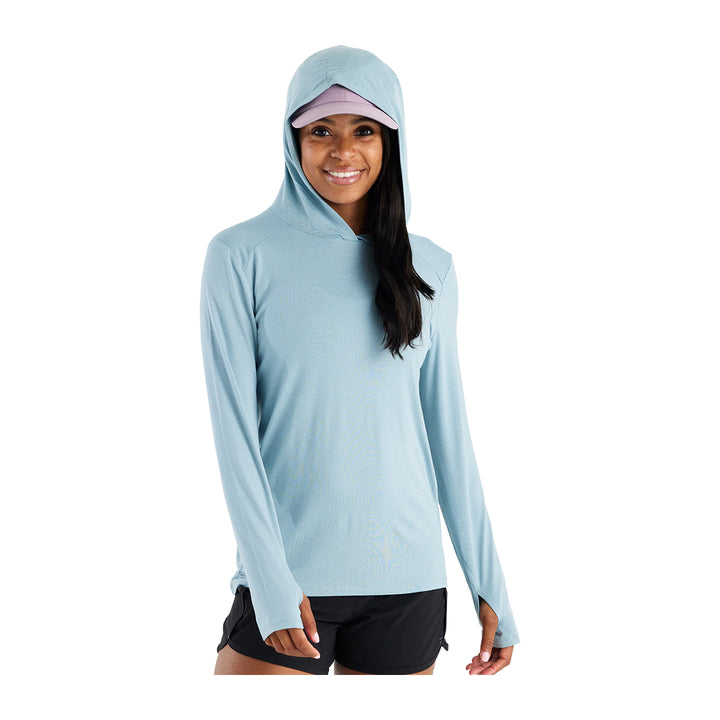 Free Fly Womens Bamboo Shade Hoodie II Ocean Mist - Madison River Fishing Company