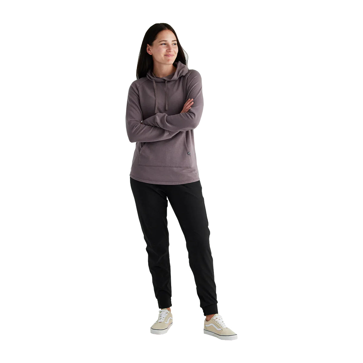 BLACK PULL-ON BREEZE JOGGER