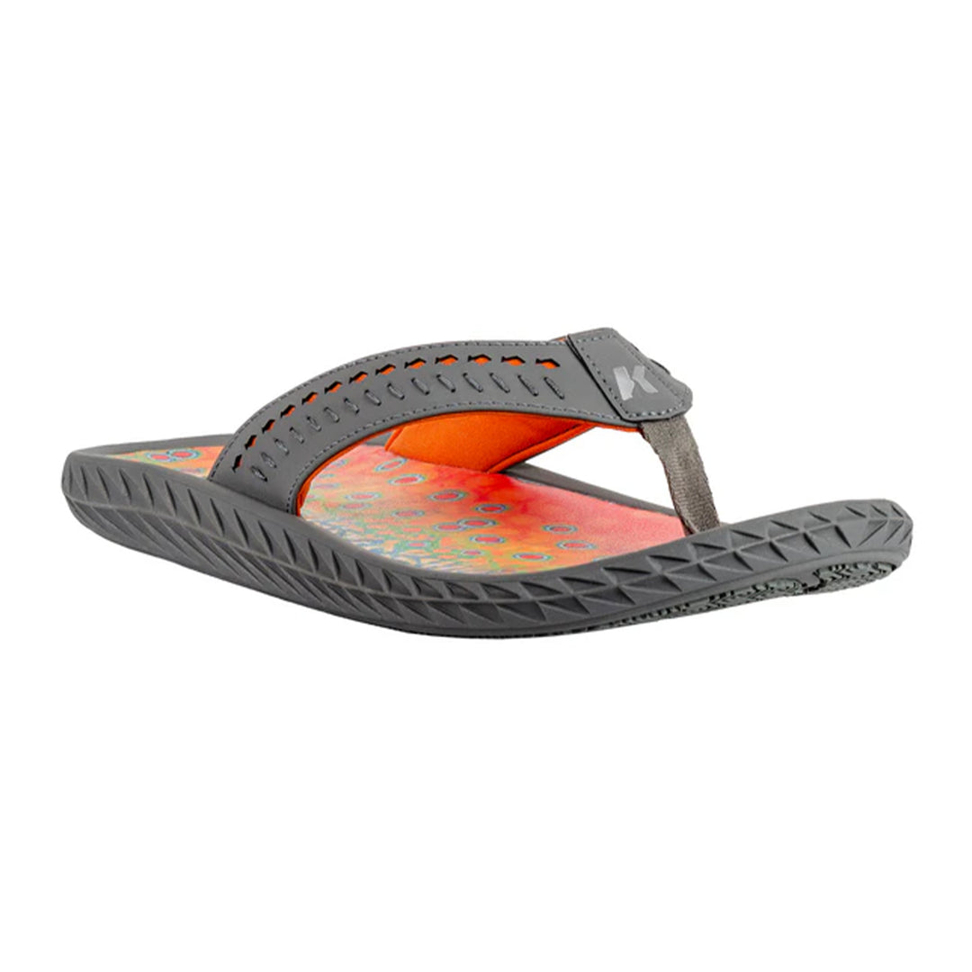 Korkers Fish Flop Kling-On Deck Sole Brook Trout/Grey