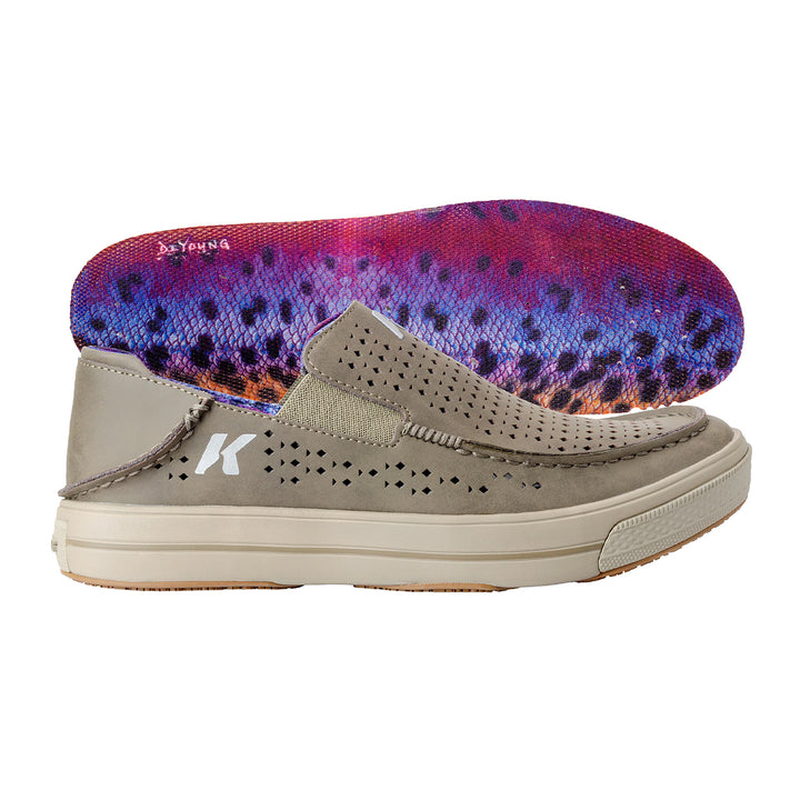 Korkers Fish Moc Vented Kling-On Deck Sole Rainbow Trout/Falcon