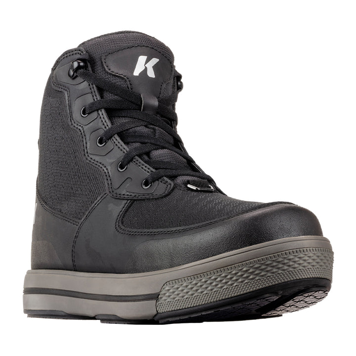 Korkers Stealth Sneaker Boot w/ Fixed Kling-On Rock Soles Black - Madison River Fishing Company