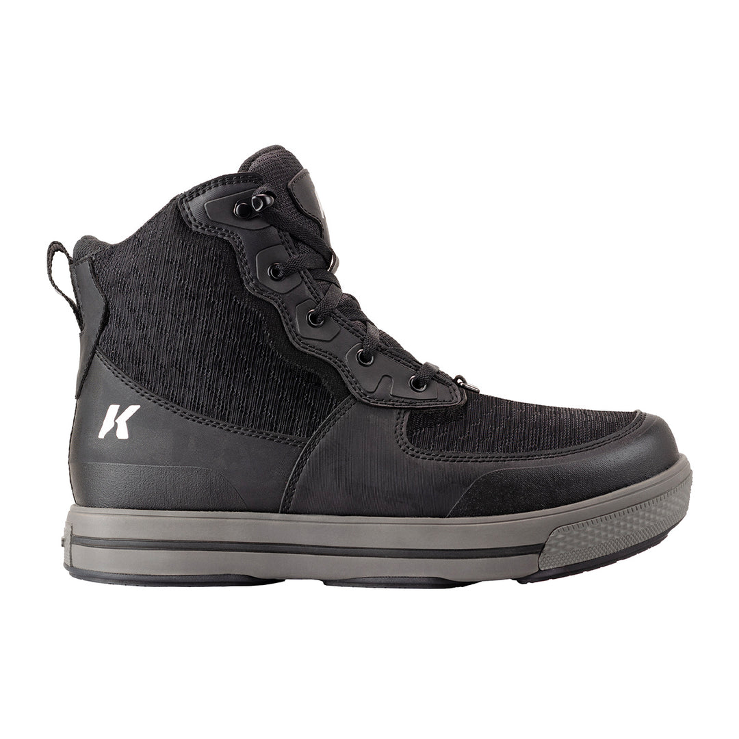 Korkers Stealth Sneaker Boot w/ Fixed Kling-On Rock Soles Black - Madison River Fishing Company
