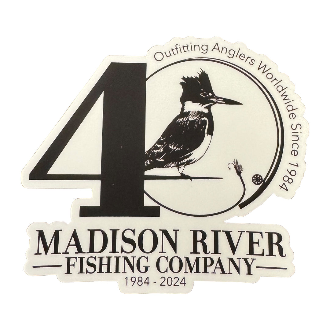 MRFC 40th Anniversary Sticker – Madison River Fishing Company