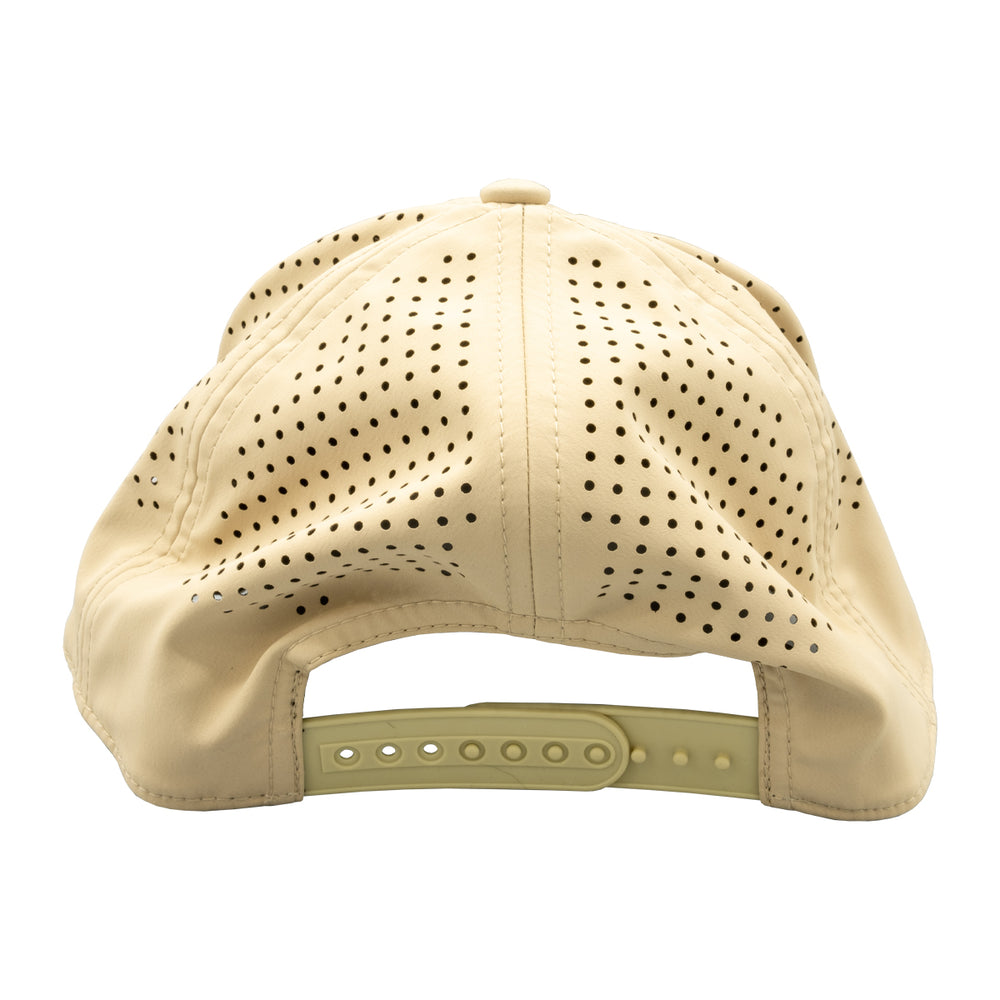 MRFC 40th Logo 5 Panel Performance Hat Desert w/White Rope