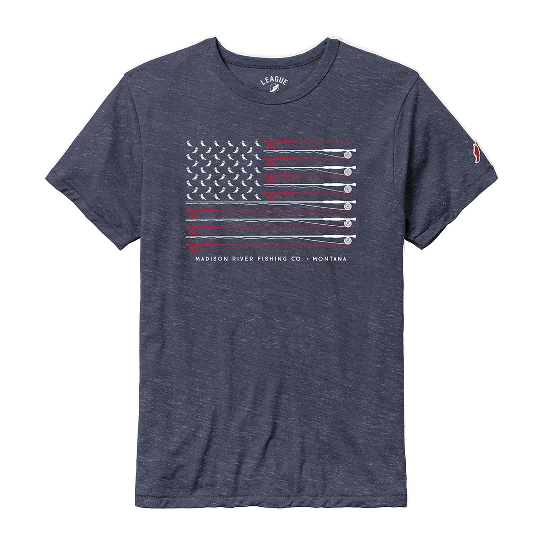 MRFC Logo Kingfisher Star Spangled S/S T-Shirt Heather Navy
