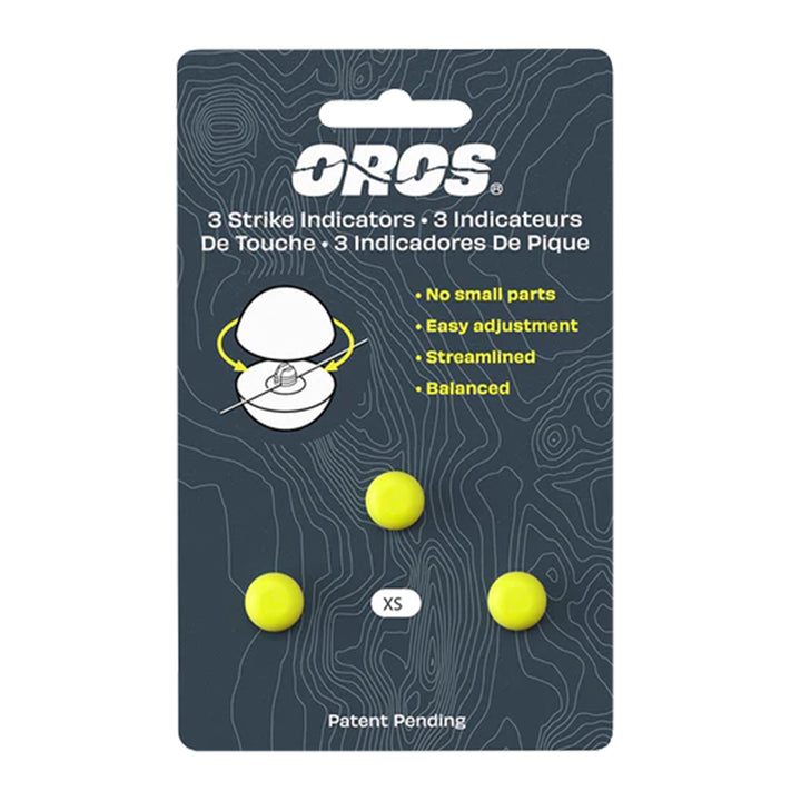 Oros 3-Pack Strike Indicator Chartreuse X-Small - Madison River Fishing Company