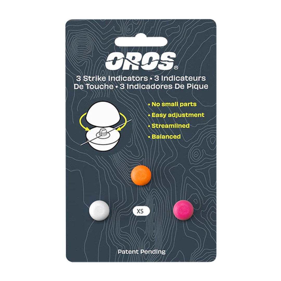 Oros 3-Pack Strike Indicator Multi-Color X-Small