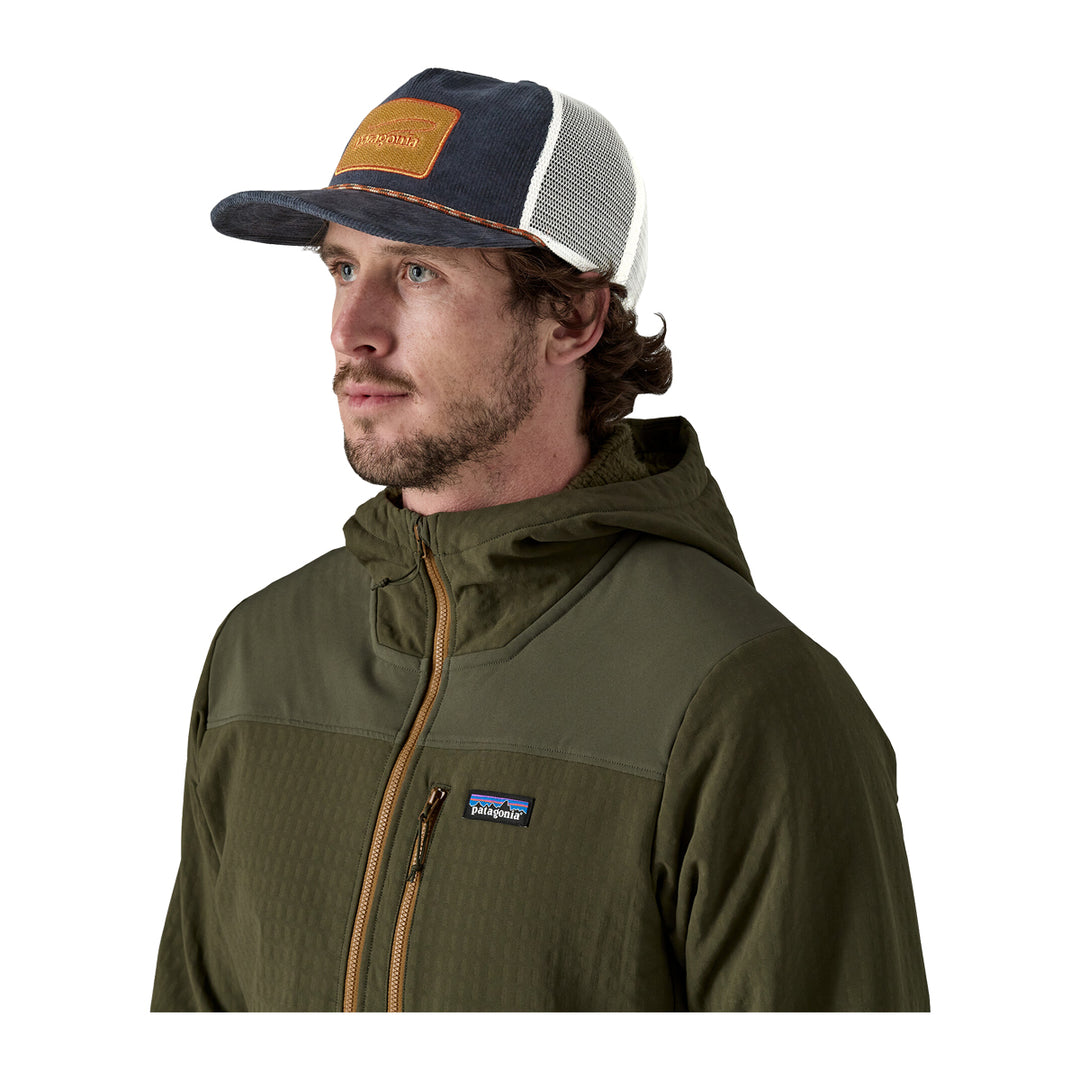 Patagonia Fly Catcher Hat Casting Logo: Smolder Blue - Madison River Fishing Company
