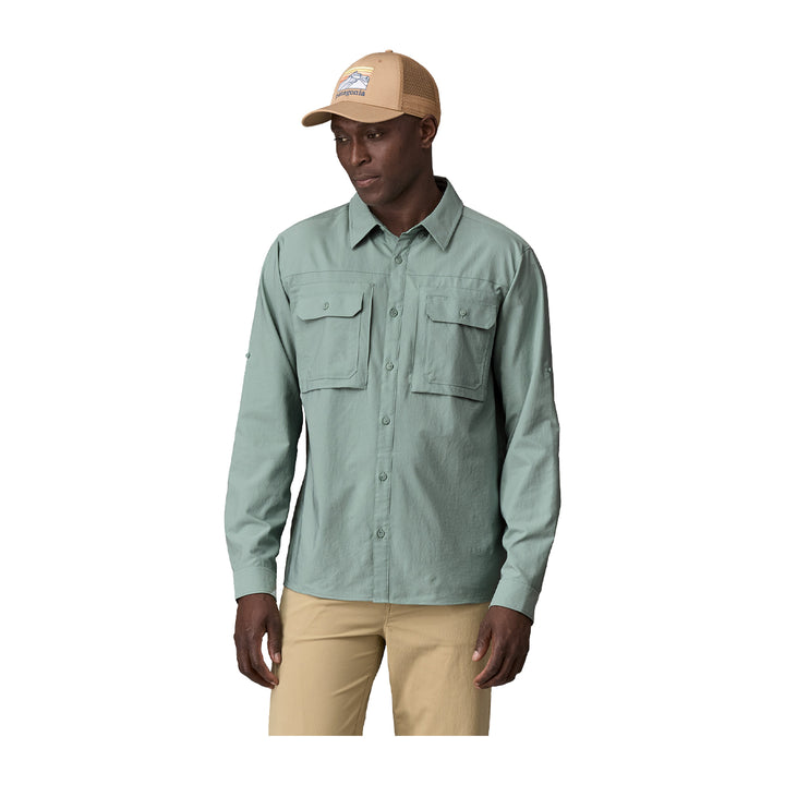 Patagonia L/S Self Guided Sun Shirt Thermal Blue - Madison River Fishing Company