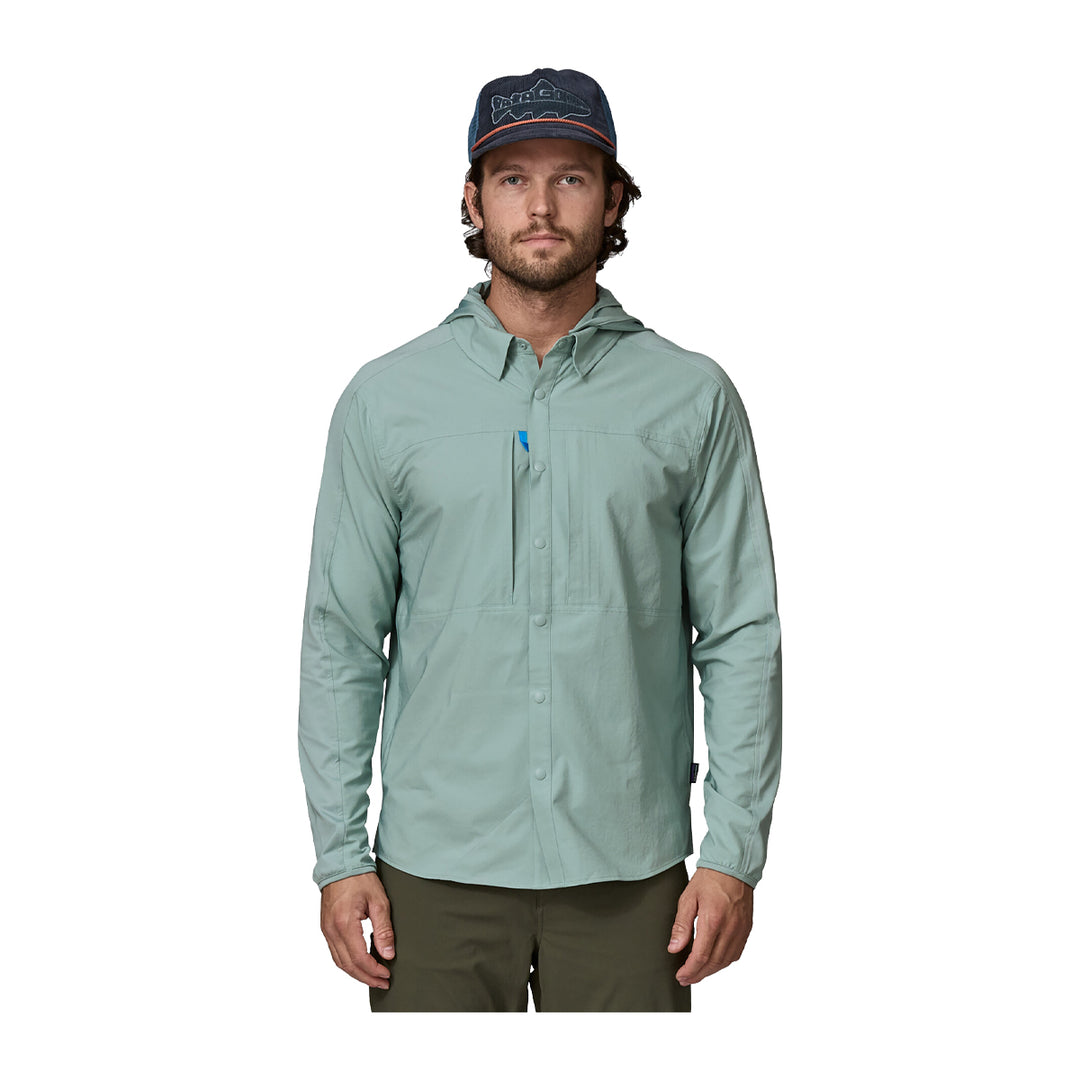 Patagonia River Rambler Hybrid Sun Hoody Thermal Blue - Madison River Fishing Company