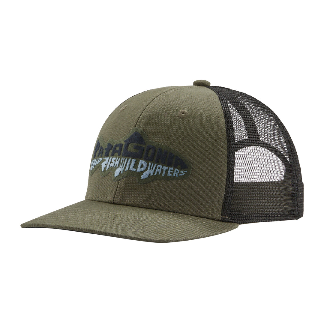 Patagonia Take a Stand Trucker Hat Wild Waterline: Utility Blue