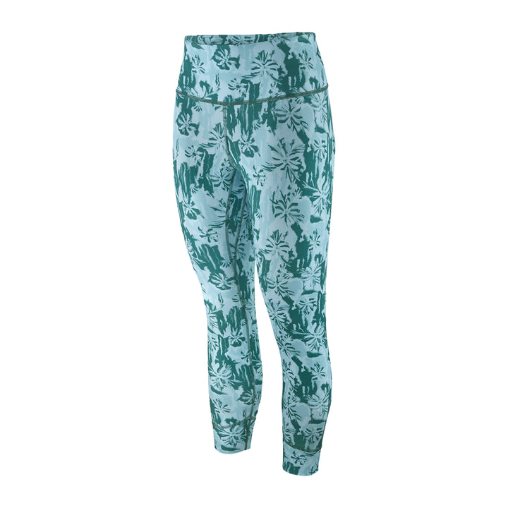Patagonia Women's Tropic Comfort Sun Tights Cliffs and Waves: Wispy Green - Madison River Fishing Company