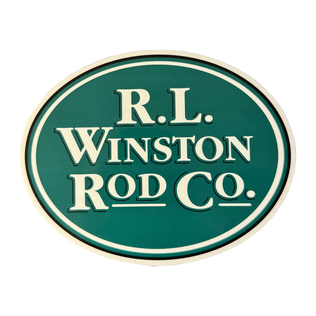 R.L. Winston Medium Sticker Green 5"