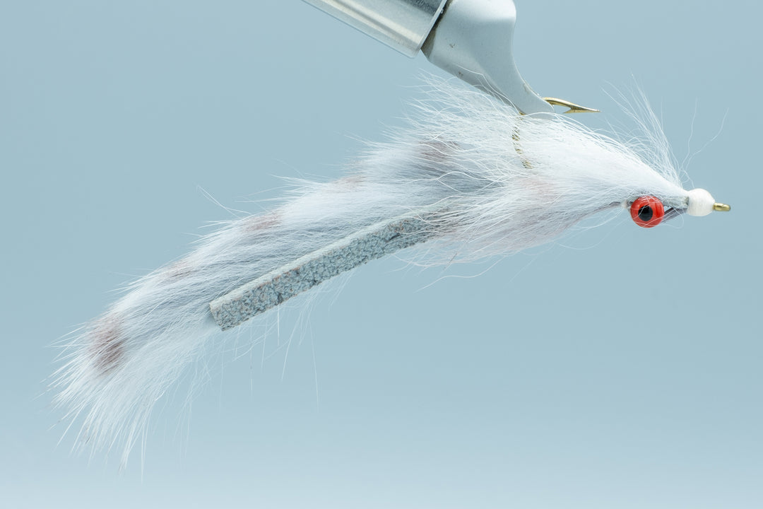 Clouser's Barred Mad Tom Shad Gray #4