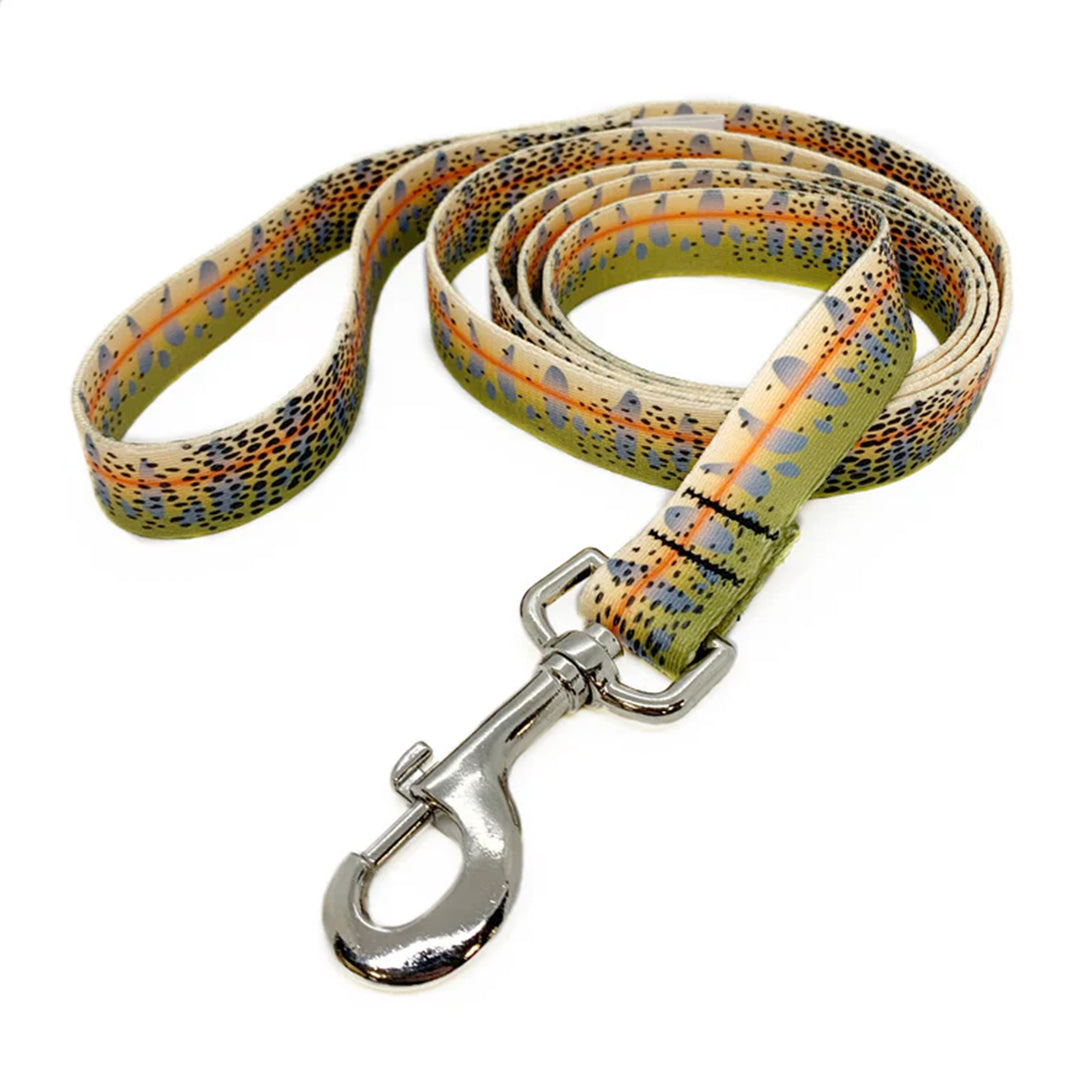 Rep Your Water Cutthroat Trout Skin Dog Leash