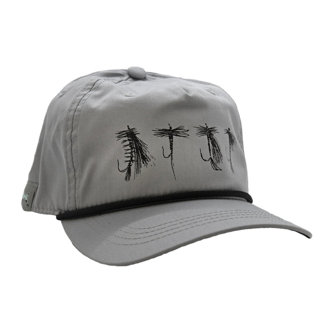 Rep Your Water Trout Ties Hat Silver