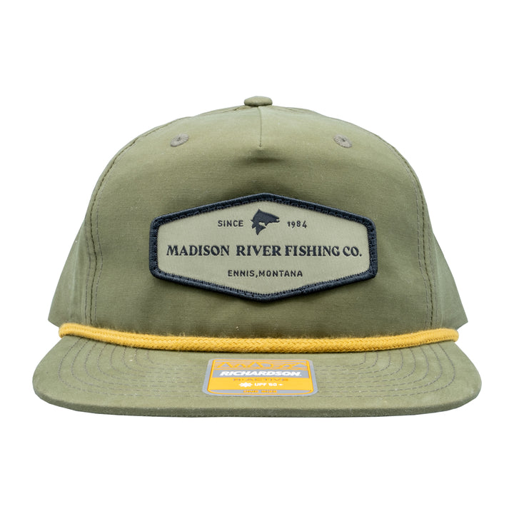 MRFC Logo Patch 256 Loden/Gold Rope - Madison River Fishing Company
