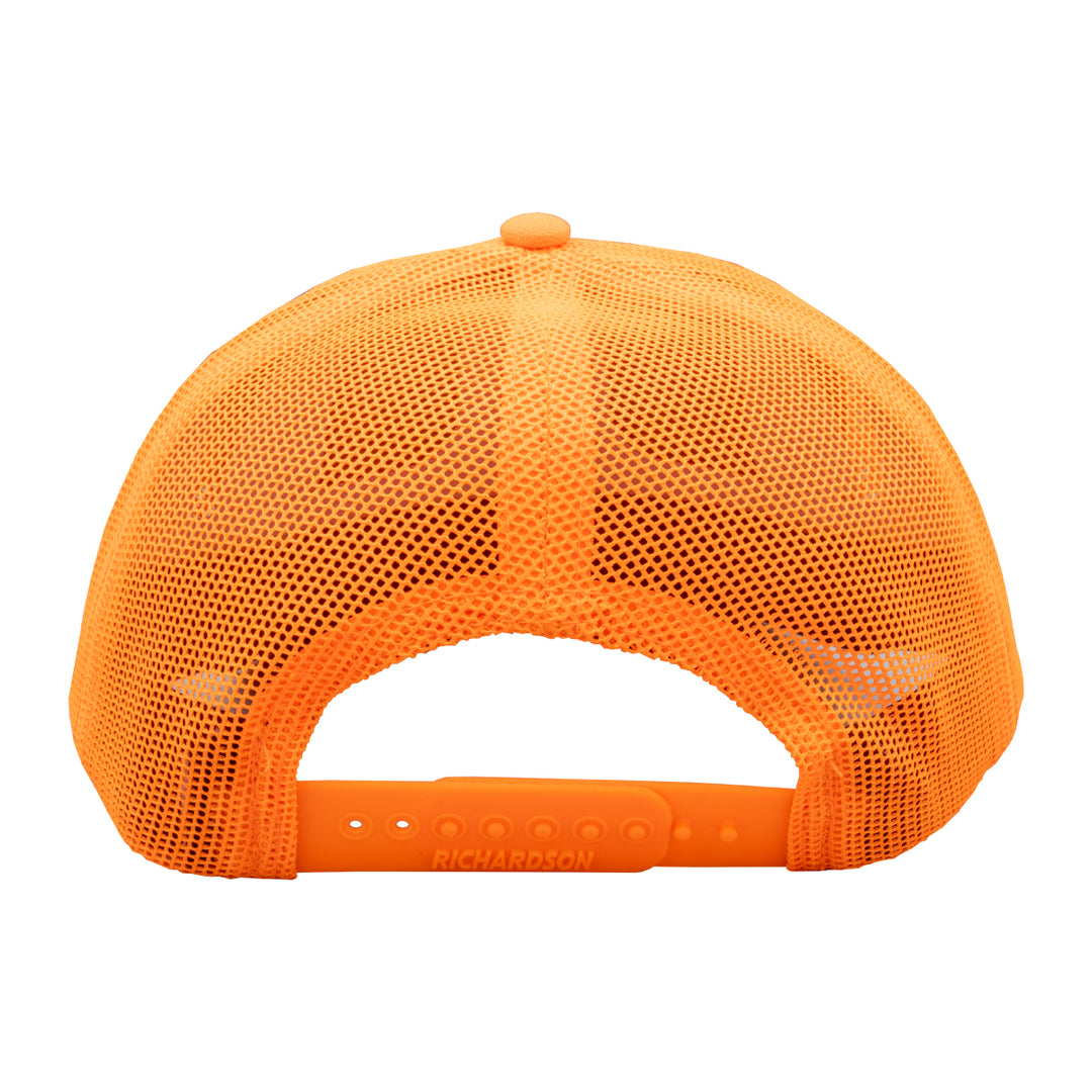 MRFC Logo Camo Patch 882FP Trucker Blaze Orange - Madison River Fishing Company