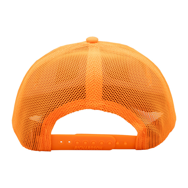 MRFC Logo Camo Patch 882FP Trucker Blaze Orange - Madison River Fishing Company