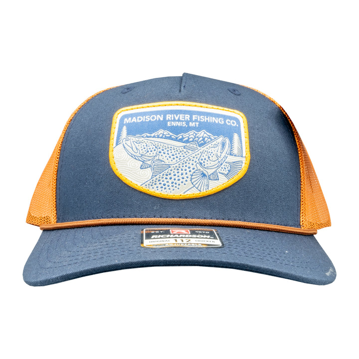 MRFC Logo Casey Underwood Midnight Sippers 112FPR Navy/Dark Orange - Madison River Fishing Company