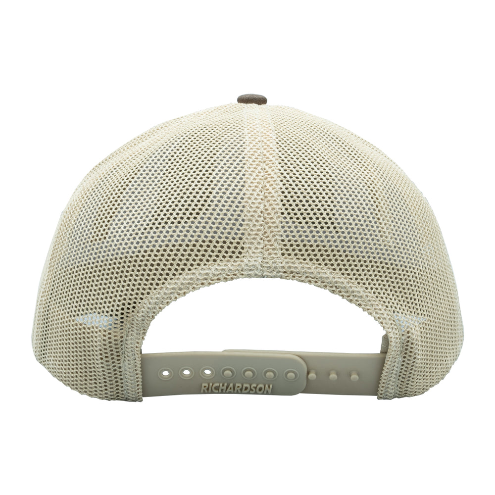 MRFC Patch Logo 112 Trucker Leather Patch Brown/Khaki